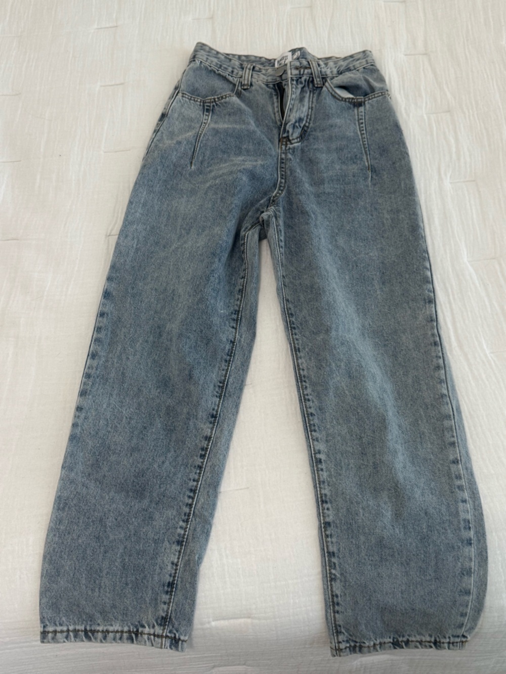 Princess Polly Light Wash Boyfriend Jeans